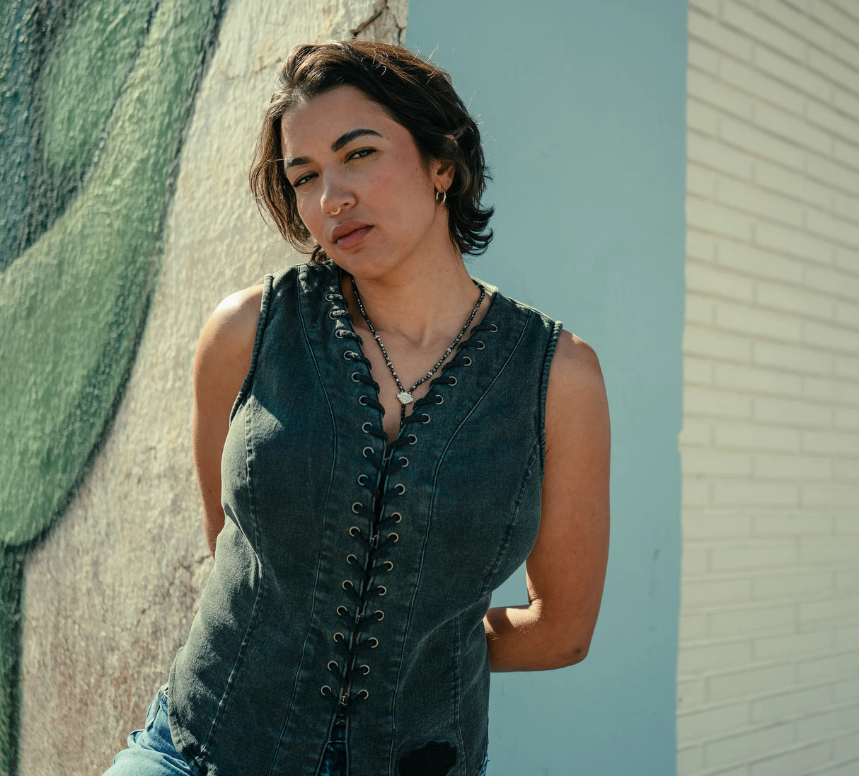 Harley-Davidson Women's Lace Up Vest