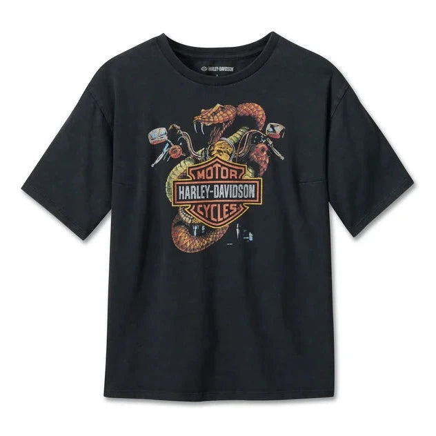 Harley-Davidson Women's King Cobra Boxy T-Shirt