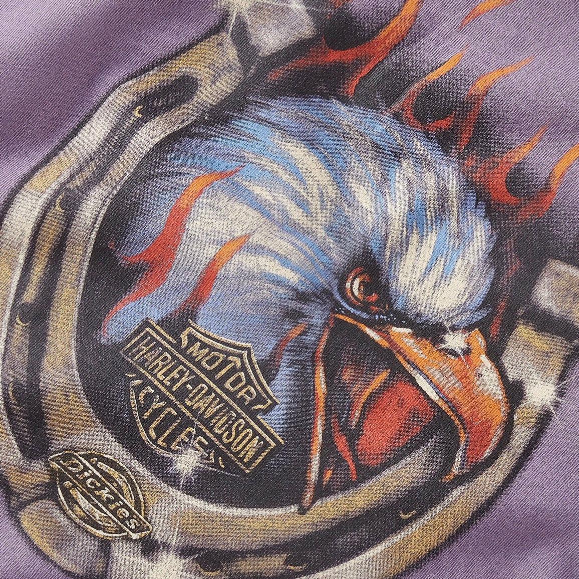 Harley-Davidson x Dickies Women's Flaming Eagle Boxy Crop Tee