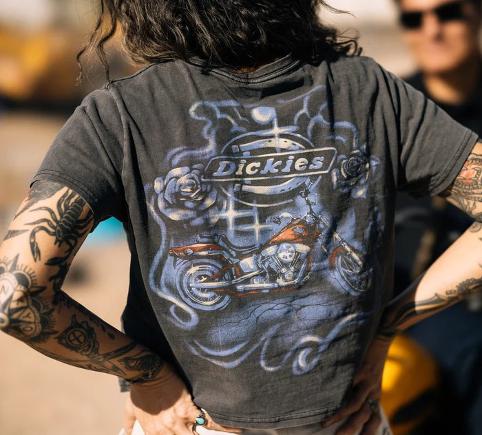 Harley-Davidson x Dickies Women's Vintage Softail Boxy Crop Tee