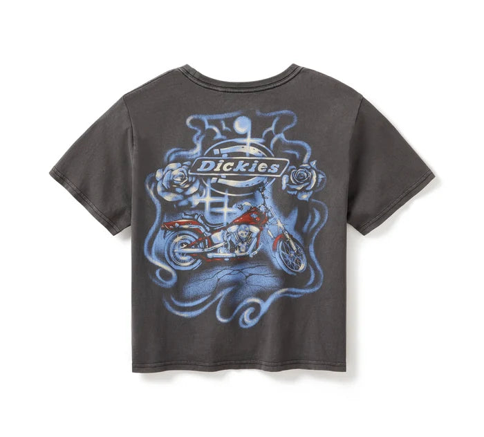 Harley-Davidson x Dickies Women's Vintage Softail Boxy Crop Tee