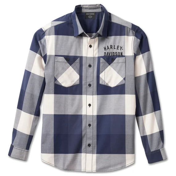 Harley-Davidson Men's Staple Box Plaid Shirt
