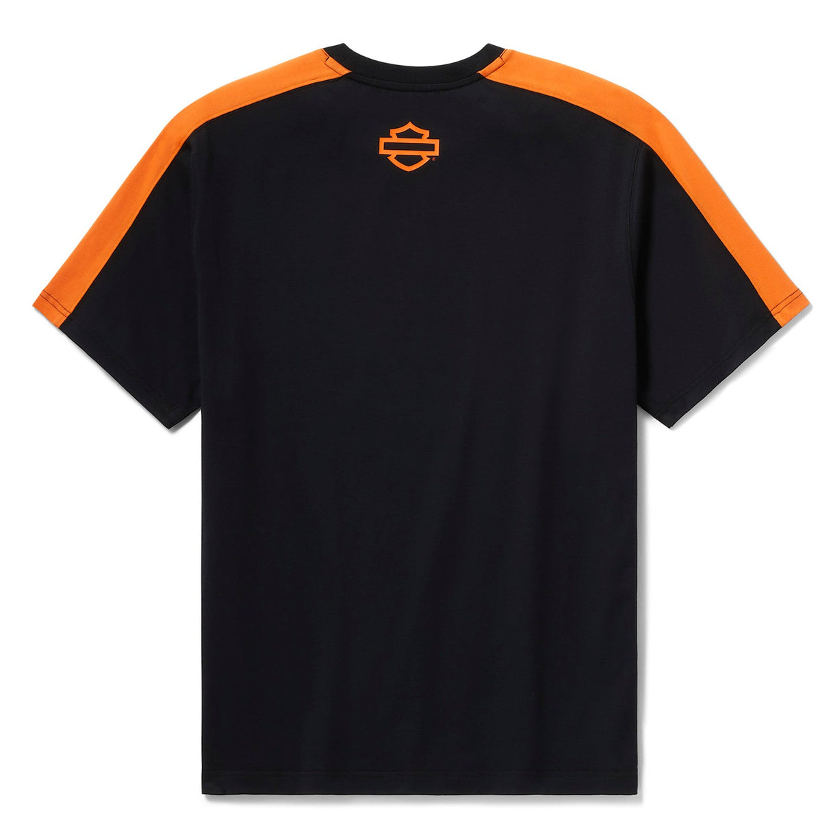 Harley-Davidson Men's TECH Coolmax Tee - Black & Orange