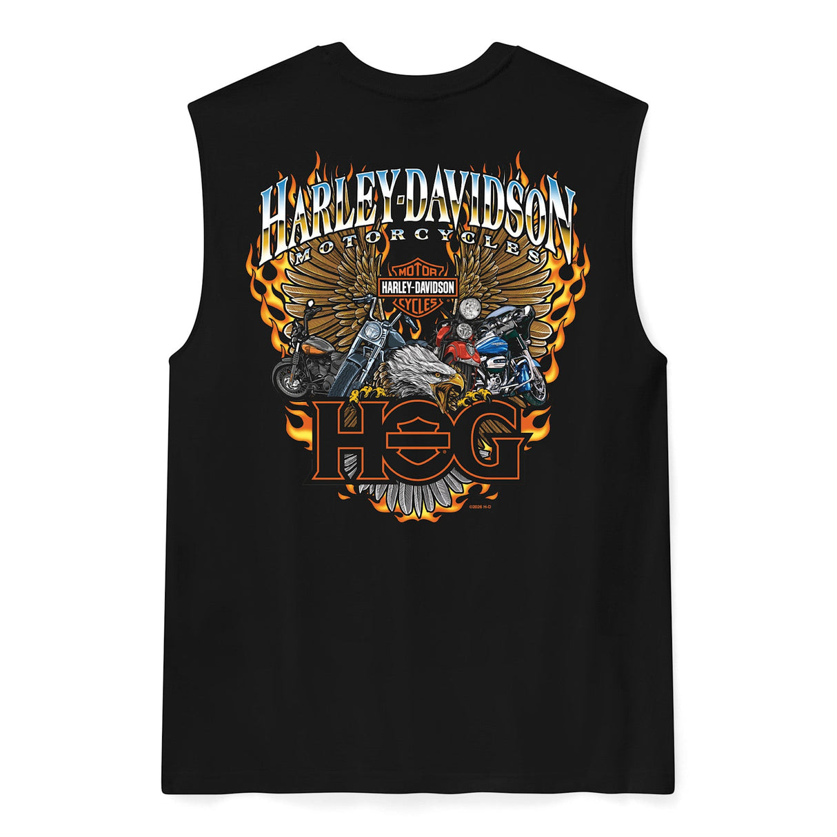 Harley-Davidson Men's Full Throttle Freedom H.O.G. Muscle Tank