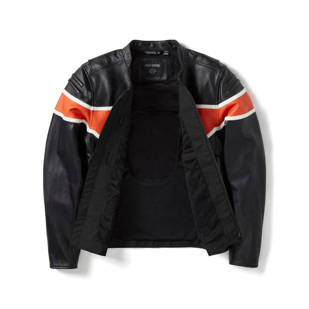 Harley-Davidson Men's H-D Trenton Leather Riding Jacket