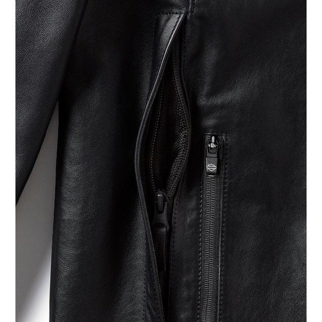 Harley-Davidson Men's H-D Trenton Leather Riding Jacket