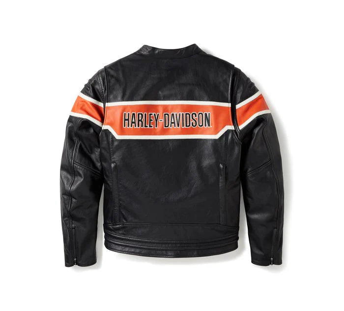Harley-Davidson Men's H-D Trenton Leather Riding Jacket