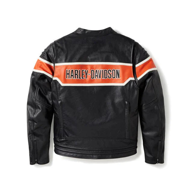 Harley-Davidson Men's H-D Trenton Leather Riding Jacket