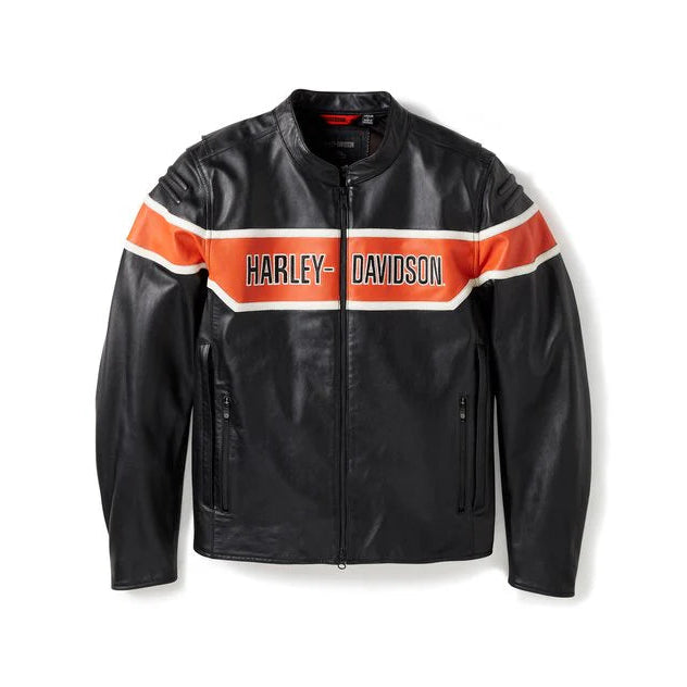 Harley-Davidson Men's H-D Trenton Leather Riding Jacket