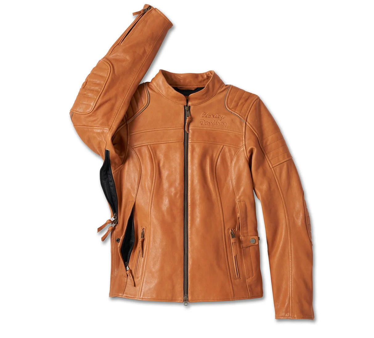Harley-Davidson Women's Pursuit Triple Vent System Leather Jacket