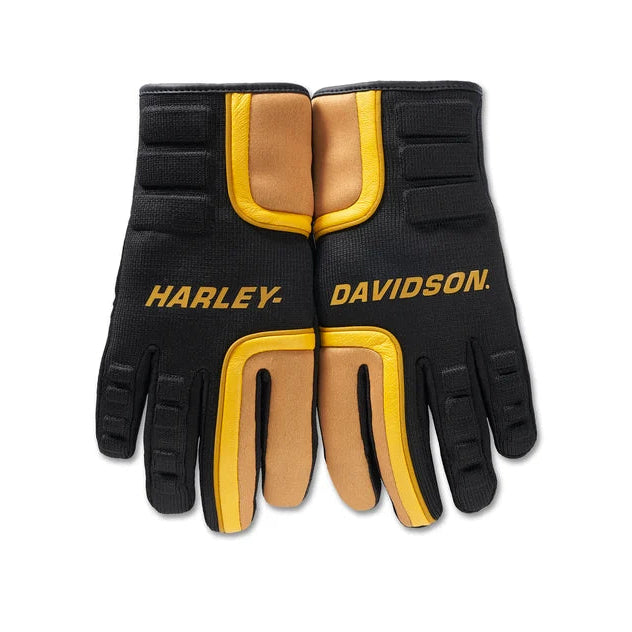 Harley-Davidson Women's Waterproof Dyna Knit Mixed Media Gloves