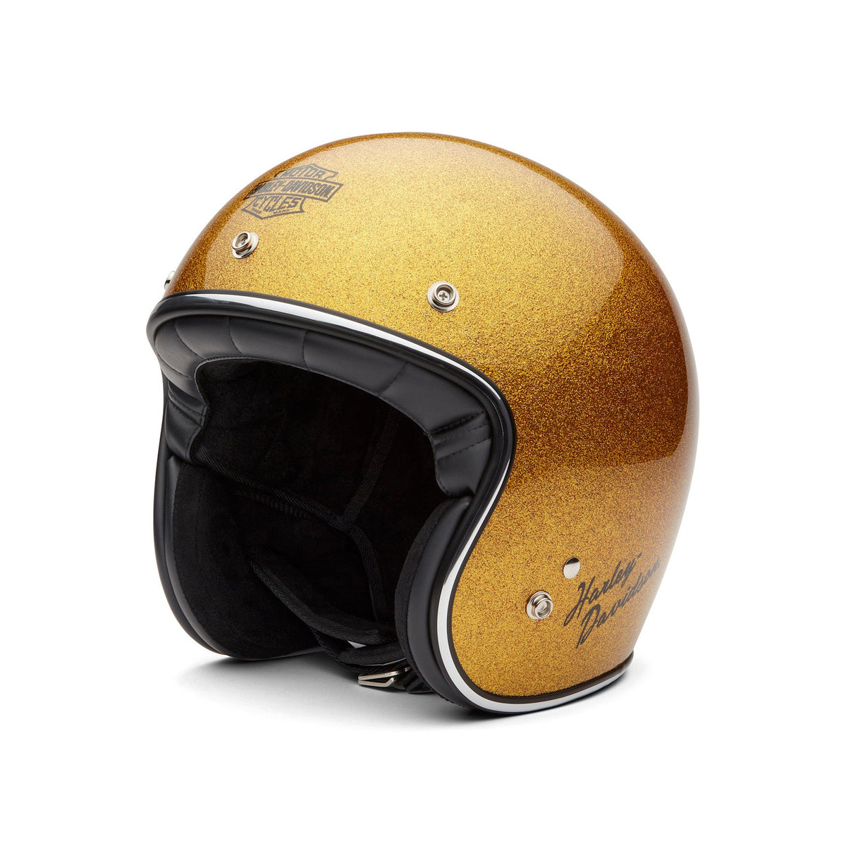 Harley-Davidson Ace C02 3/4 Helmet - Gloss - Gold Flake