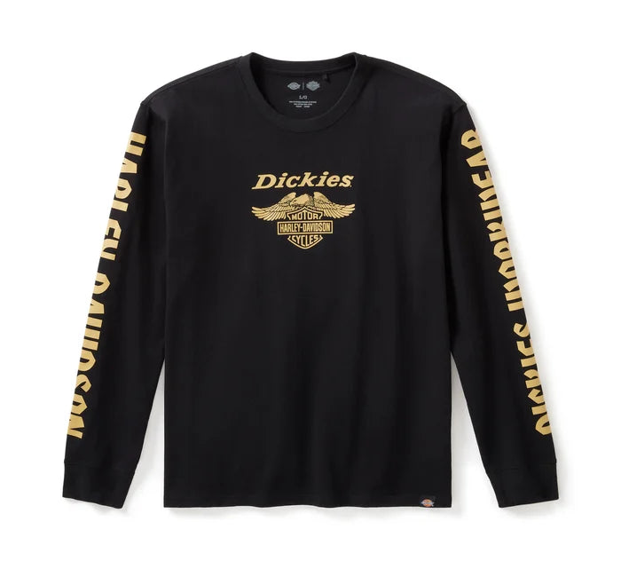 Harley-Davidson x Dickies Men's Heavyweight Long Sleeve Eagle Tee