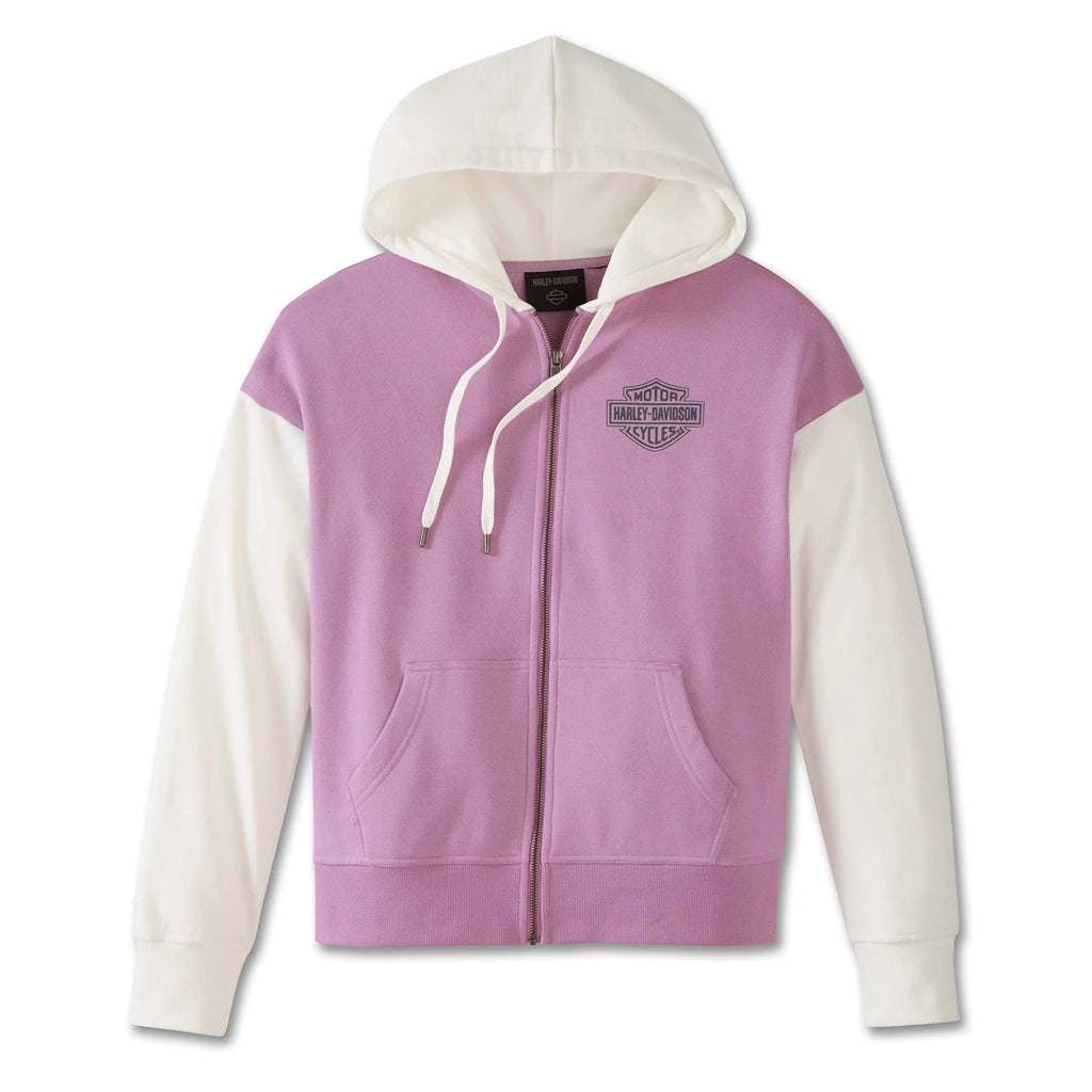 Harley-Davidson Women's Special Racer Front Zip Front Hoodie