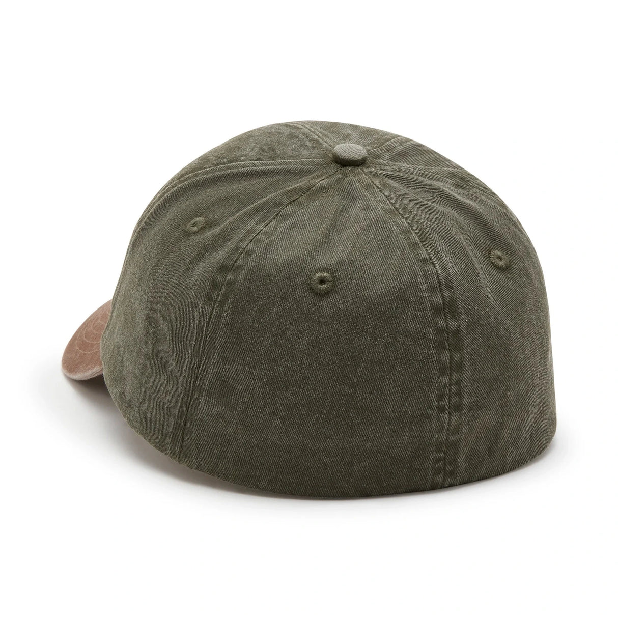 Harley-Davidson Arched Font Panhead Fitted Baseball Hat - Green & Dark Brown