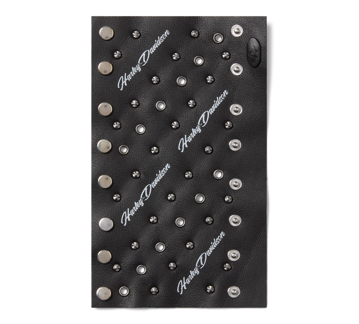 Harley-Davidson Women's Hairpin Studded Leather Ponytail Wrap