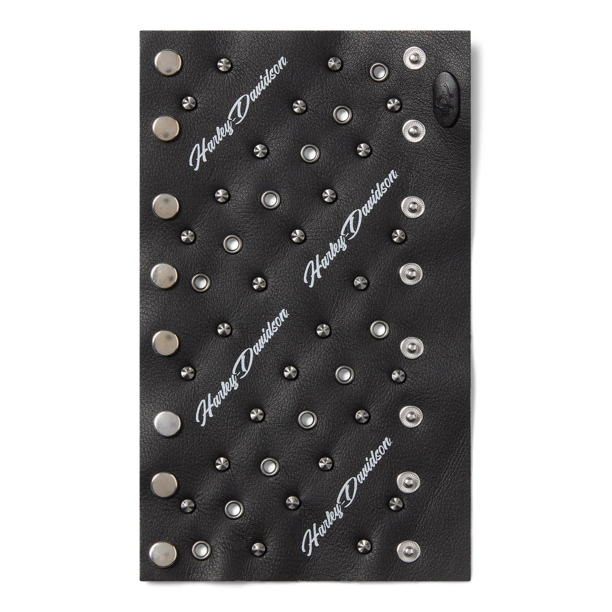 Harley-Davidson Women's Hairpin Studded Leather Ponytail Wrap