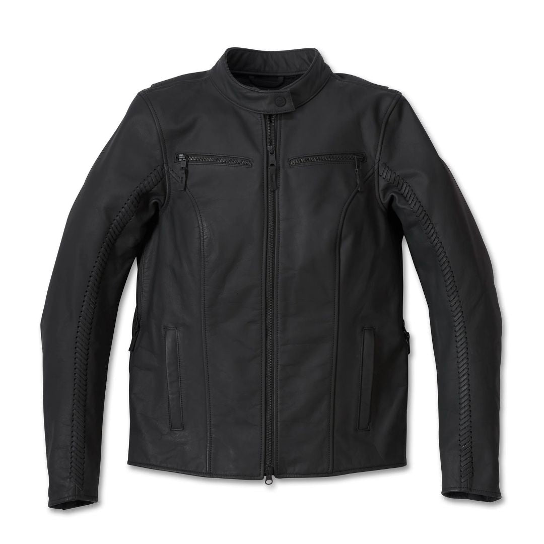 Harley-Davidson Women's Moxie Willie G Laced Leather Riding Jacket