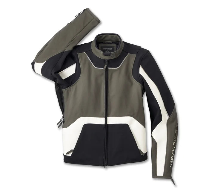 Harley-Davidson Women's Ace Mixed Leather Riding Jacket