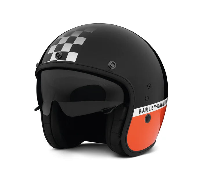 Harley-Davidson Apex Sunshield X14 Colorblocked 3/4 Helmet