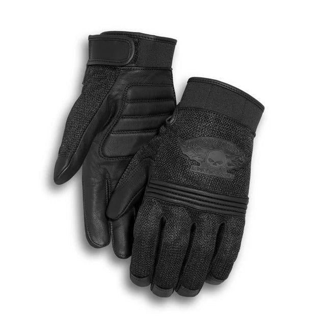 Harley-Davidson Men’s Winged Willie G Skull Gloves