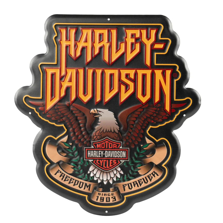 Harley-Davidson Hard Rock Eagle Metal Sign