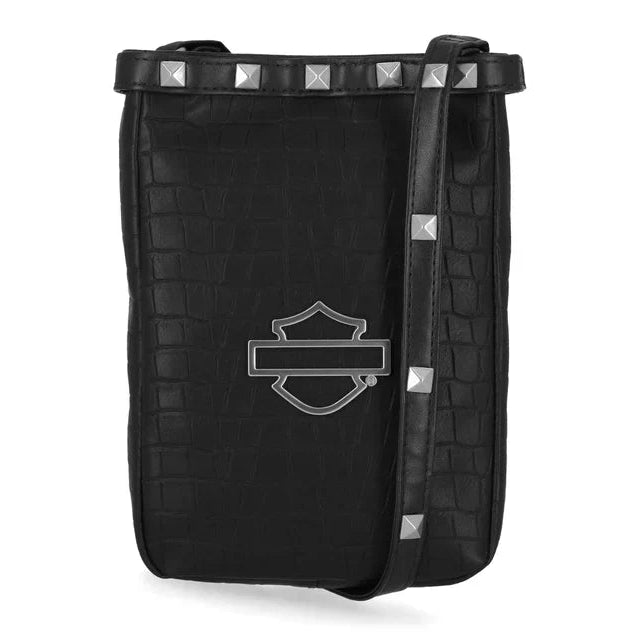 Harley-Davidson Croco Stud Crossbody Bag