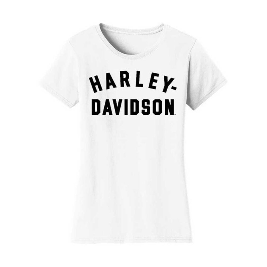 Harley-Davidson Women's Forever Racer Font Short Sleeve T-Shirt