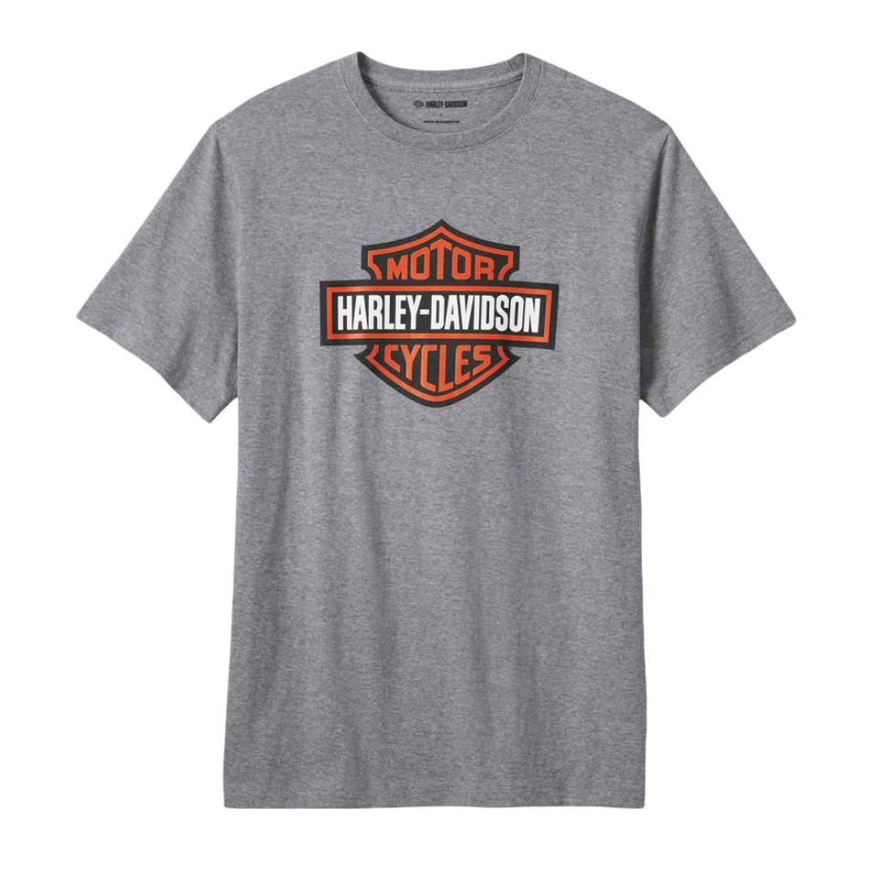 Harley-Davidson Men's Bar & Shield T-Shirt - Heather Grey