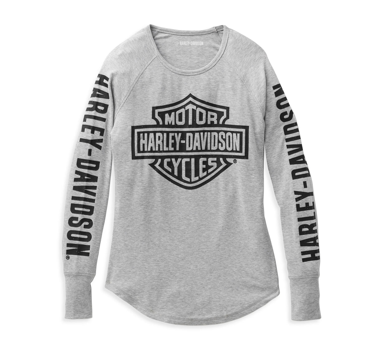 Harley-Davidson Women's Authentic B&S Rib-Knit Top