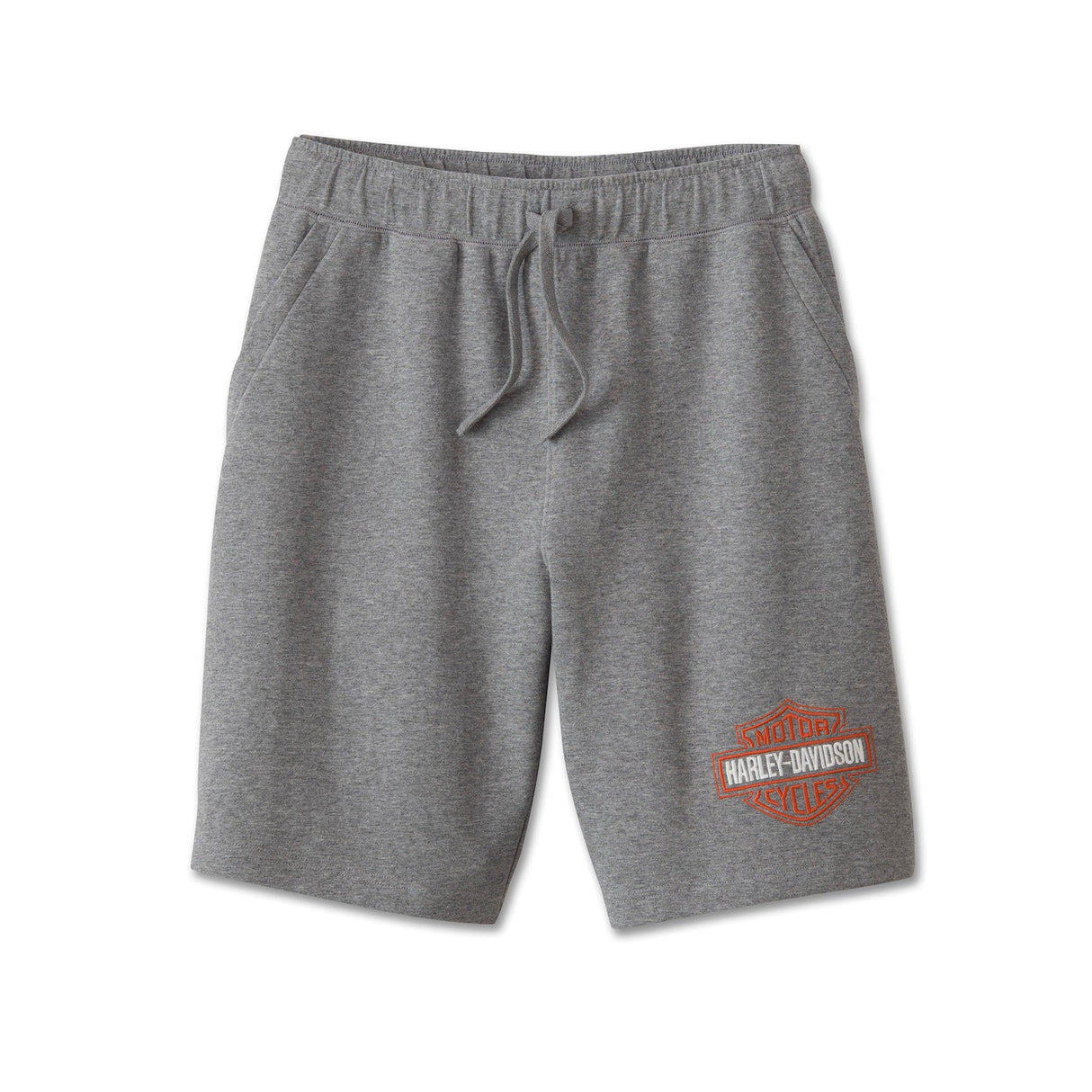 Harley-Davidson Men's Bar & Shield Fleece Shorts - Grey