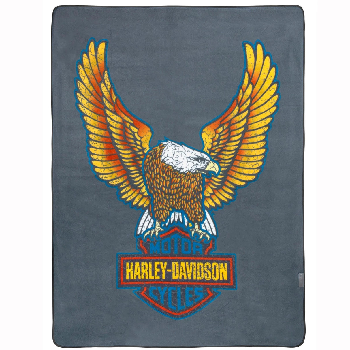 Harley-Davidson B&S Eagle Folding Blanket