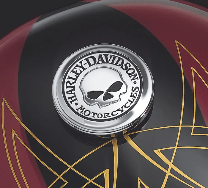 Harley-Davidson Willie G Skull Fuel Cap Medallion