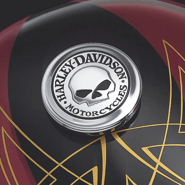 Harley-Davidson Willie G Skull Fuel Cap Medallion