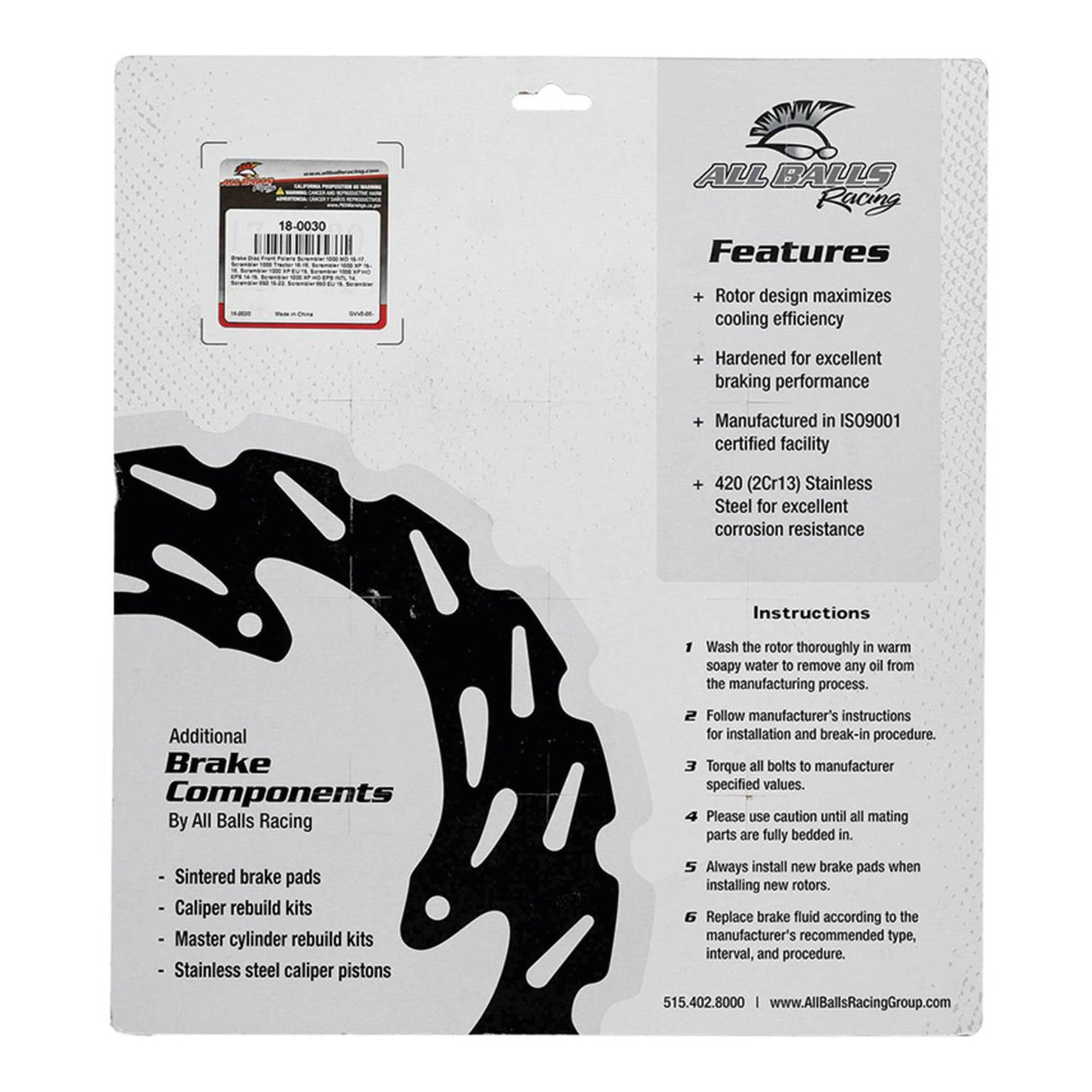 Brake Disc 18-0030