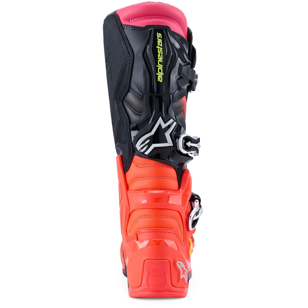 Alpinestars 2026 Tech 7 Boots - Black/Flo Red/Flo Pink