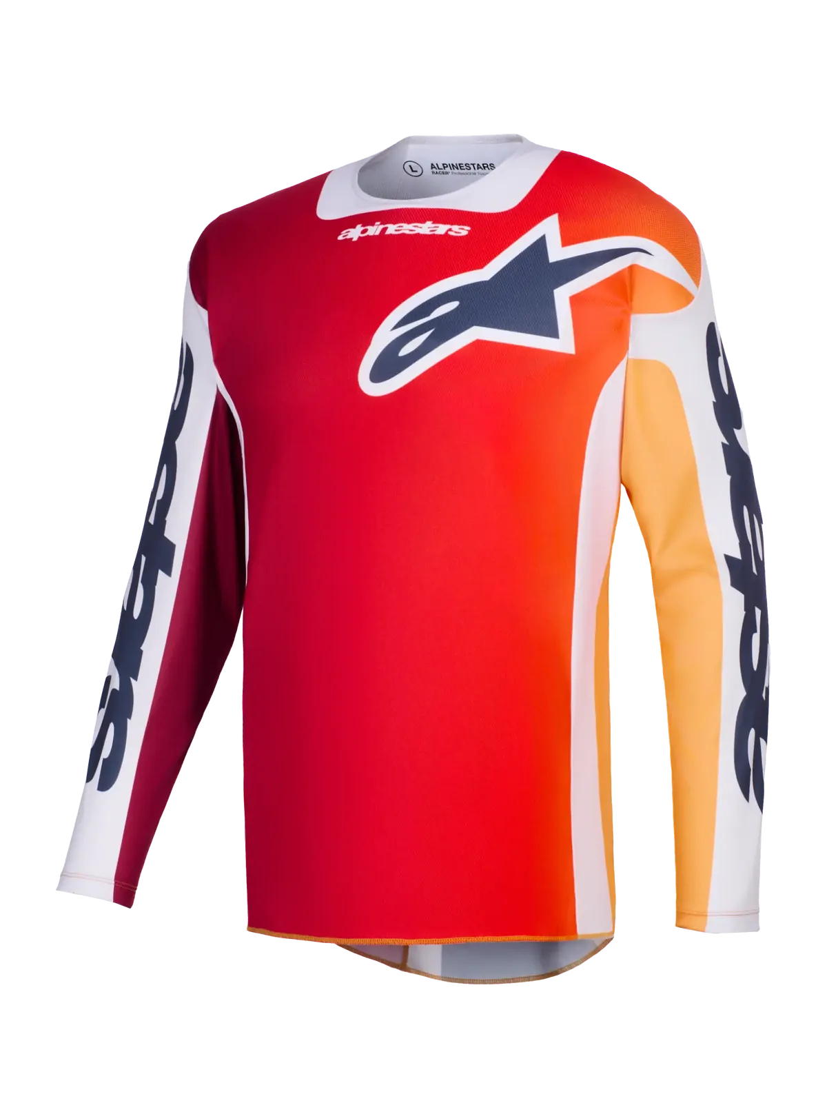 Alpinestars 2026 Racer Portl MX Jersey - Red/Light Grey/Dark Grey