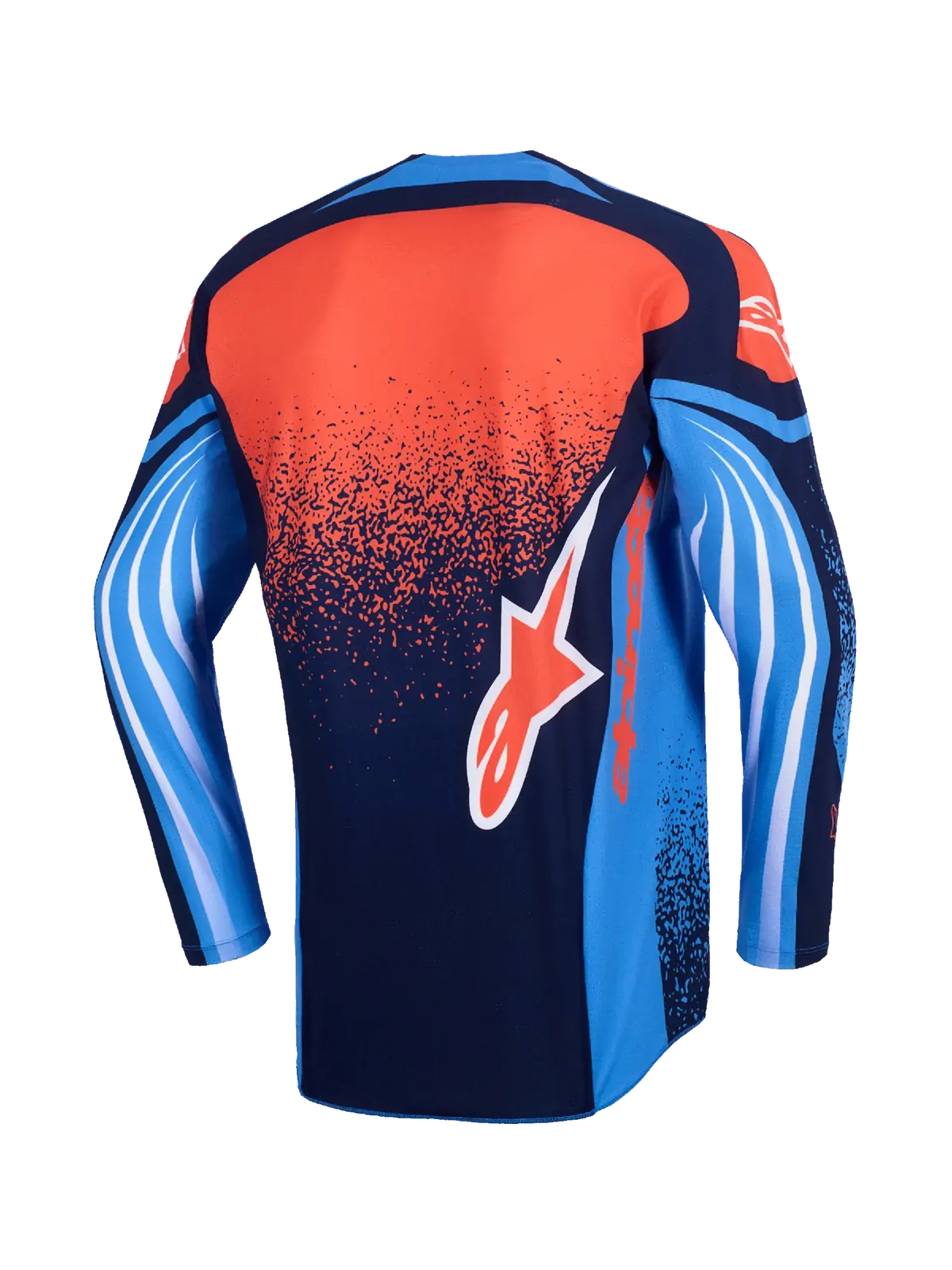 Alpinestars 2026 Techstar Nomur MX Jersey - Dark Navy/Orange/UCLA Blue