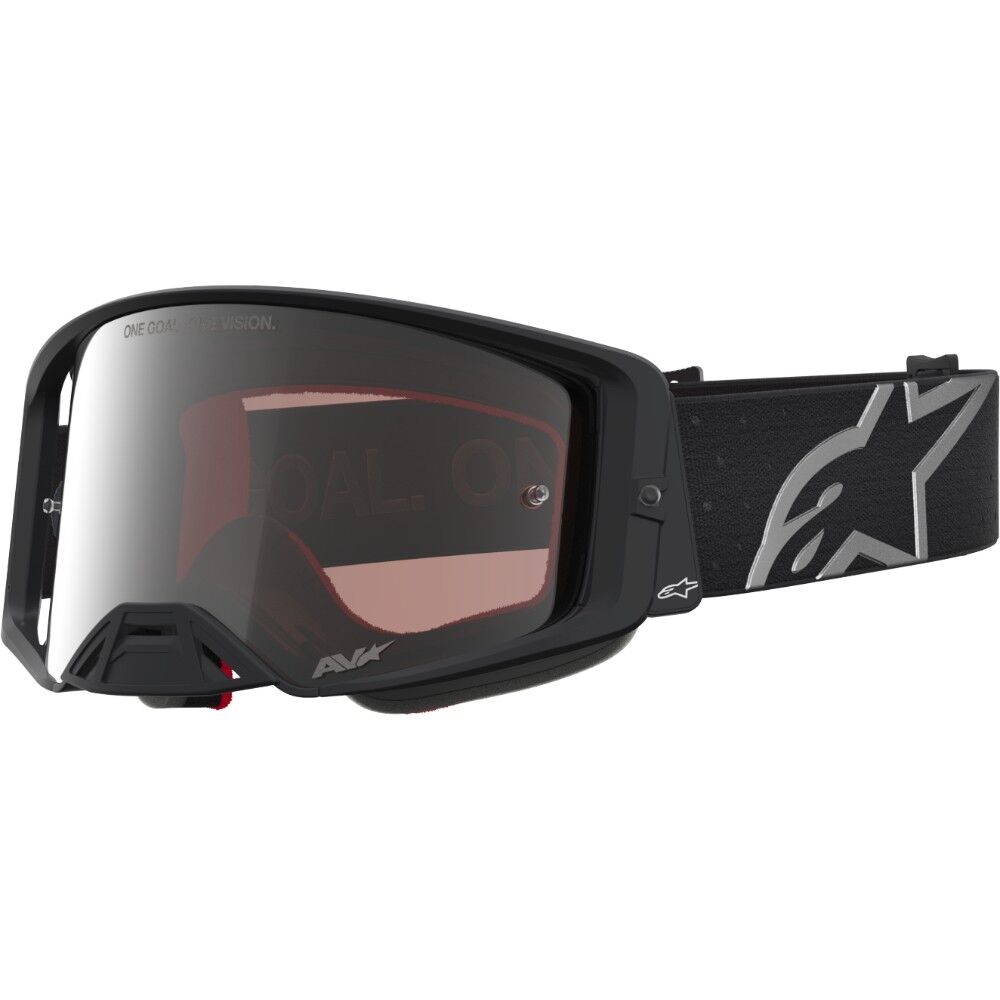 Alpinestars Supertech Vesta Black/Silver Mirror Lens Goggles
