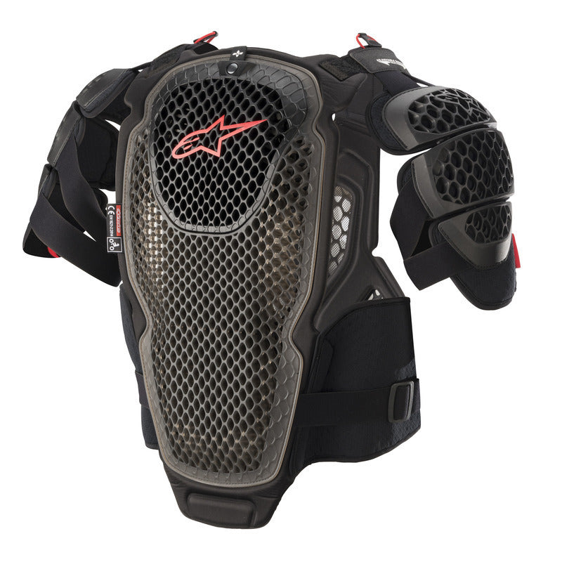 Alpinestars A6 Chest Armour - Black/Anthracite/Red