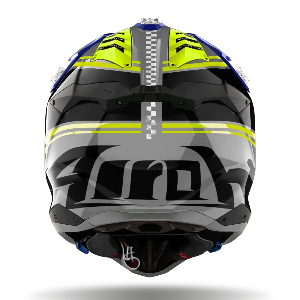 Airoh Aviator 3 Hima Helmet - Blue Gloss