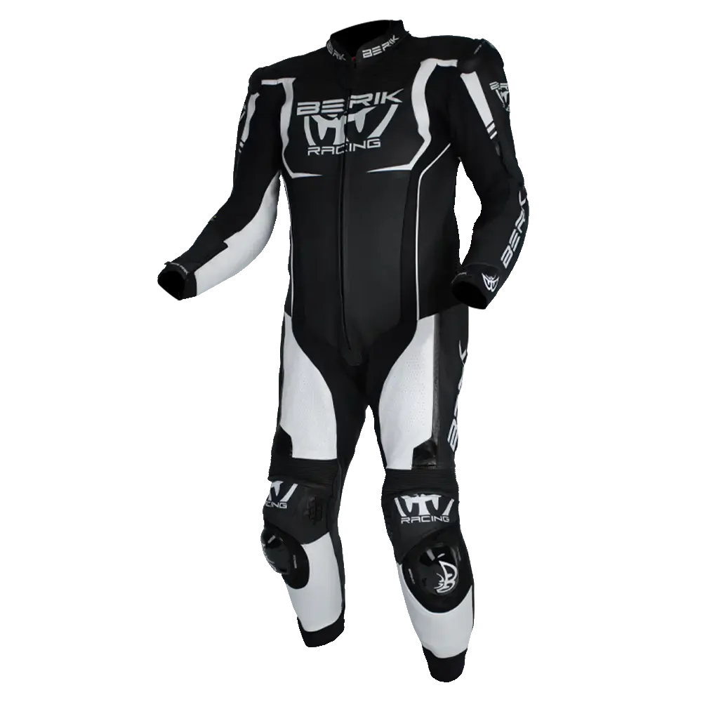 Berik Mugello Race Suit - Black/White