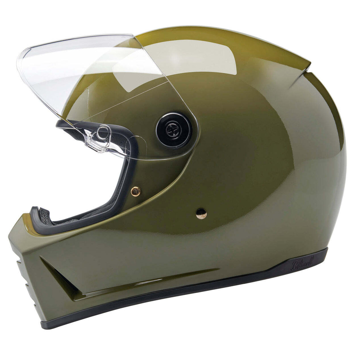 Biltwell Lane Splitter ECE Helmet - Gloss Olive Green