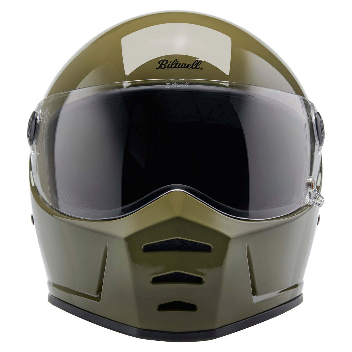 Biltwell Lane Splitter ECE Helmet - Gloss Olive Green