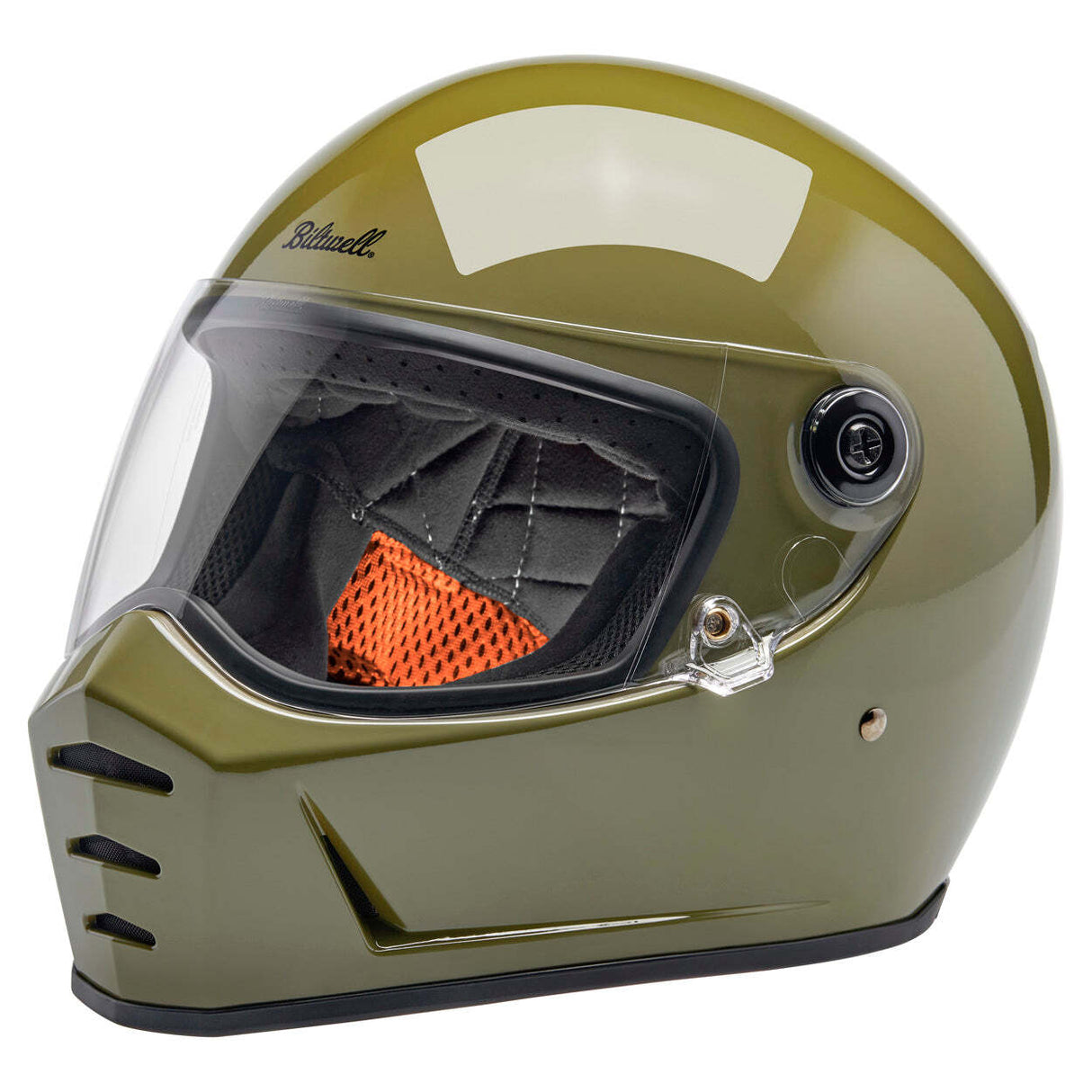 Biltwell Lane Splitter ECE Helmet - Gloss Olive Green