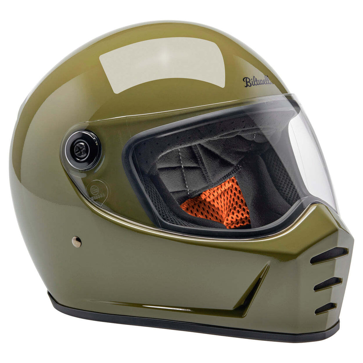 Biltwell Lane Splitter ECE Helmet - Gloss Olive Green