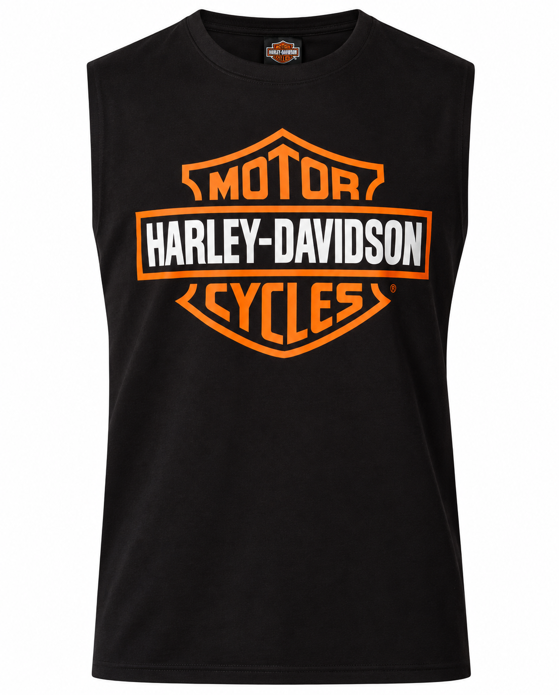 V-Twins x Harley-Davidson Men's Bar & Shield Muscle Tank - Black