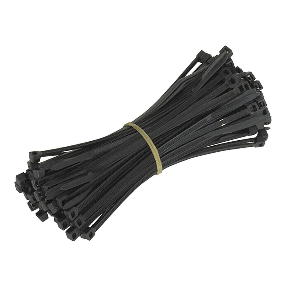 Whites Cable Ties 380 x 7.6mm (100/Bag) - Black