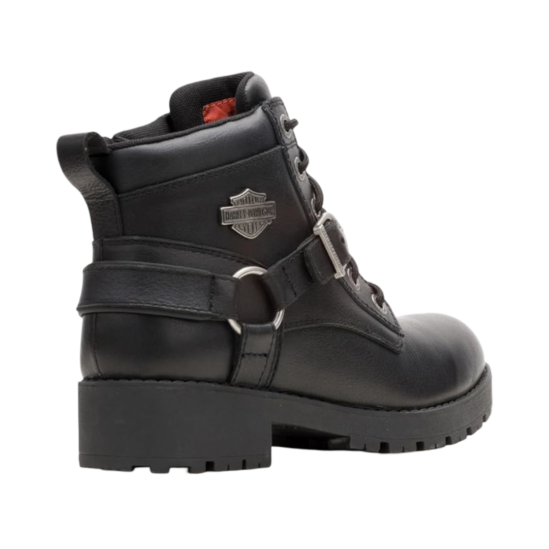 Harley-Davidson Womens' Kelley Harness Ride Waterproof Boots - Black