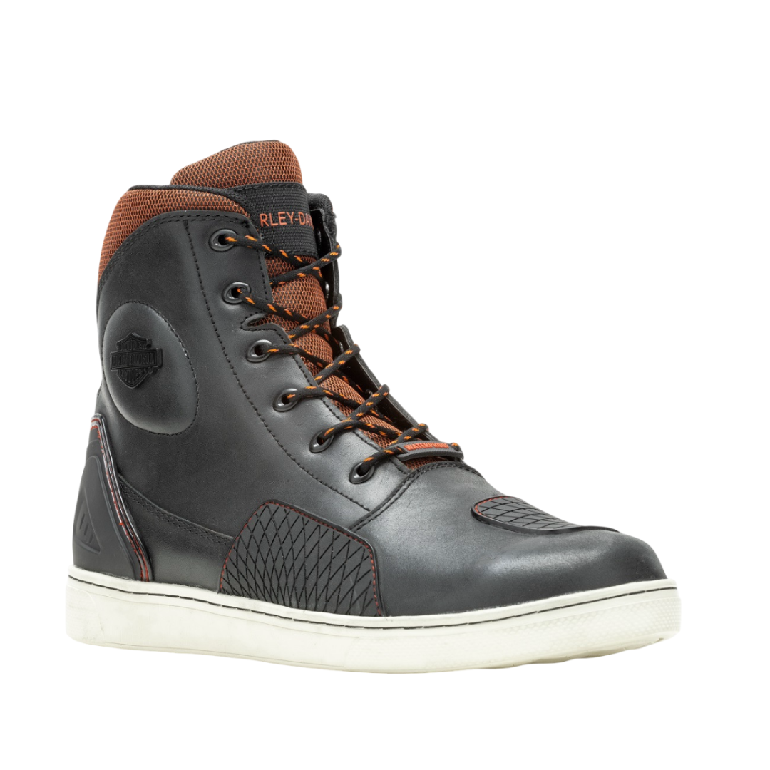 Harley-Davidson Men's Holtman Waterproof Boots - Black/Orange